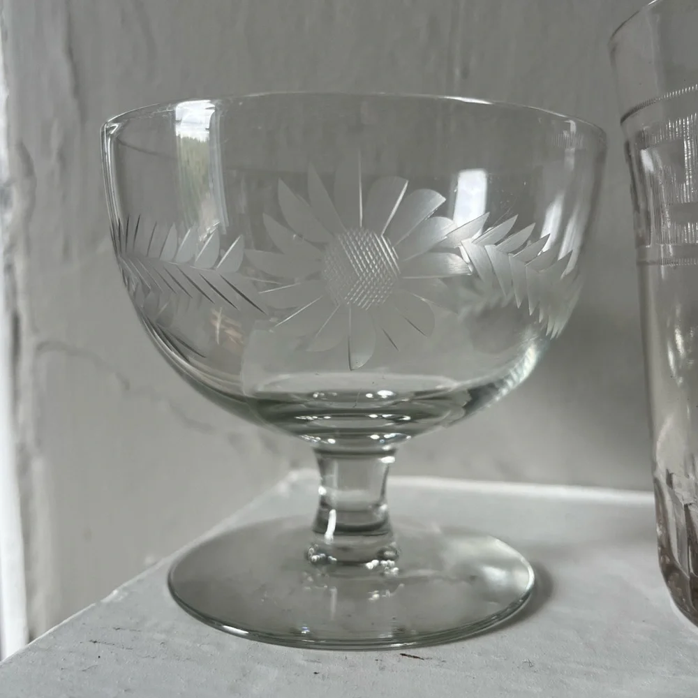 Vintage antique glassware
